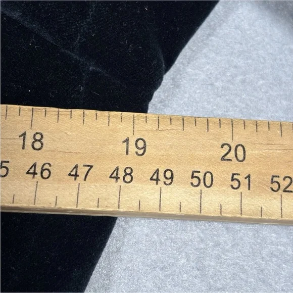 Ralph Lauren Black Label Velvet Jacket Coat Blazer Size 8 Deep Navy Blue - Picture 3 of 9